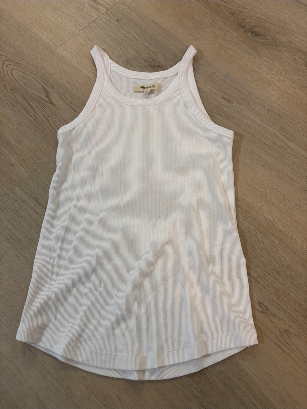Madewell White Tank Top NWOT size S